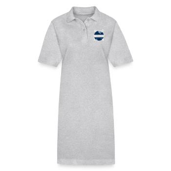 Frohes neues Jahr - Stanley/Stella Frauen Bio-Polokleid PAIGER - Grau meliert - Vorne