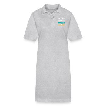 Leicht ablenkbar durch Pfeil und Bogen - Stanley/Stella Frauen Bio-Polokleid PAIGER - Grau meliert - Vorne