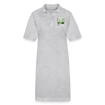 Outdoor Survival Aus dem Weg Campen Zelten Wald - Stanley/Stella Frauen Bio-Polokleid PAIGER - Grau meliert - Vorne