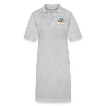 Jardin Jardinage Maison Jardinier Jardinier Cadeau - Robe polo bio PAIGER Stanley/Stella Femme - gris chiné - Devant