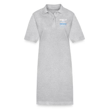 Geselle Gesellenprüfung bestanden Gesellen - Stanley/Stella Frauen Bio-Polokleid PAIGER - Grau meliert - Vorne