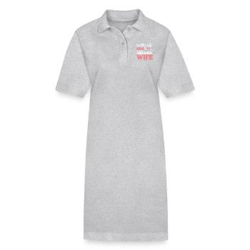 Plus chaude qu’une dépanneuse est une femme de dépanneuse - Robe polo bio PAIGER Stanley/Stella Femme - gris chiné - Devant