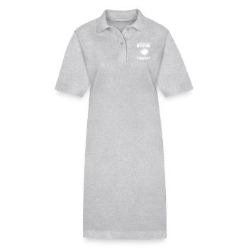 Joueur de hockey sur glace Fan de hockey Équipe de hockey sur glace Hockey sur glace - Robe polo bio PAIGER Stanley/Stella Femme - gris chiné - Devant