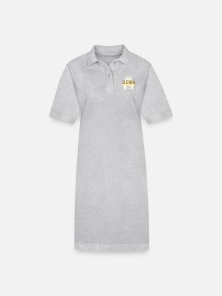 Neujahr 2024 - Stanley/Stella Frauen Bio-Polokleid PAIGER - Grau meliert