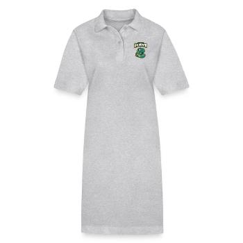 Marine Conservation - Stanley/Stella PAIGER Organic Women’s Polo Dress - heather grey - Front