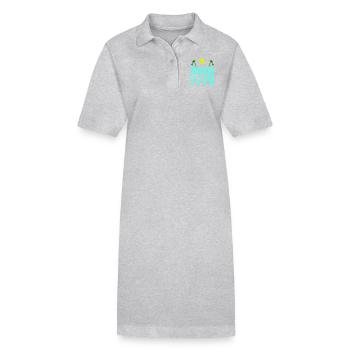 Mallorca Party Crew - Robe polo bio PAIGER Stanley/Stella Femme - gris chiné - Devant