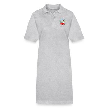 Cabriolet So sieht Sommer aus Cabrio Spaß Sonne - Stanley/Stella Frauen Bio-Polokleid PAIGER - Grau meliert - Vorne