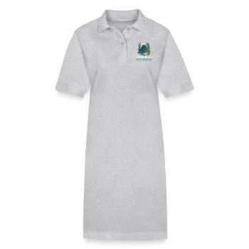Seekuh Dugongs Dugong - Stanley/Stella Frauen Bio-Polokleid PAIGER - Grau meliert - Vorne