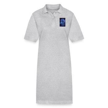 Schütze - Stanley/Stella Frauen Bio-Polokleid PAIGER - Grau meliert - Vorne