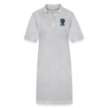 MATHEMATIK - Stanley/Stella Frauen Bio-Polokleid PAIGER - Grau meliert - Vorne