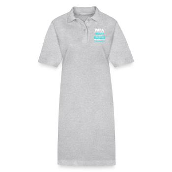 Papa Wir Haben Versucht FurDich Das Beste Geschenk - Stanley/Stella Frauen Bio-Polokleid PAIGER - Grau meliert - Vorne
