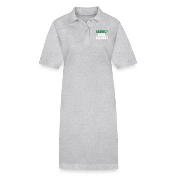 Grüne nein Danke! - Stanley/Stella Frauen Bio-Polokleid PAIGER - Grau meliert - Vorne