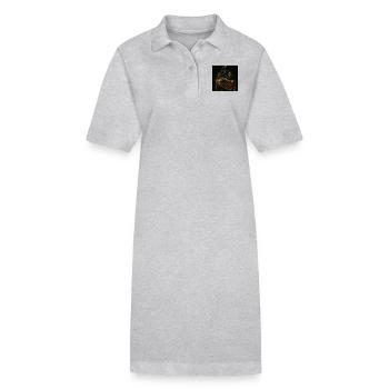 Akkordeon - Stanley/Stella Frauen Bio-Polokleid PAIGER - Grau meliert - Vorne