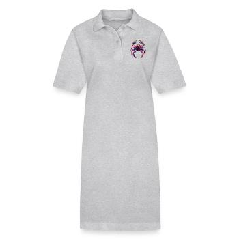 Krabbe - Stanley/Stella Frauen Bio-Polokleid PAIGER - Grau meliert - Vorne