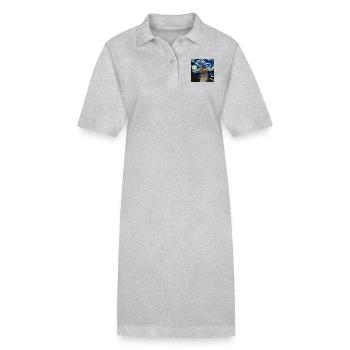 Wiesel - Stanley/Stella Frauen Bio-Polokleid PAIGER - Grau meliert - Vorne