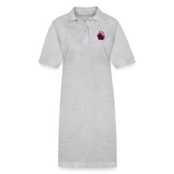 Musculation Rhino Muscles Musculation - Robe polo bio PAIGER Stanley/Stella Femme - gris chiné - Devant