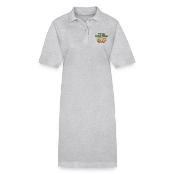 ES SIND DIE EINFACHEN DINGE, DIE DIE DINGE EINFACH MACHEN - Stanley/Stella Frauen Bio-Polokleid PAIGER - Grau meliert - Vorne