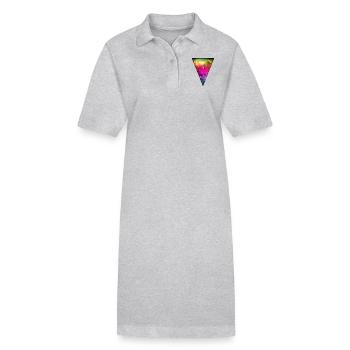 Regenbogen-Raum - Stanley/Stella Frauen Bio-Polokleid PAIGER - Grau meliert - Vorne