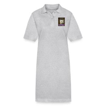La fenêtre sur la cour - Robe polo bio PAIGER Stanley/Stella Femme - gris chiné - Devant