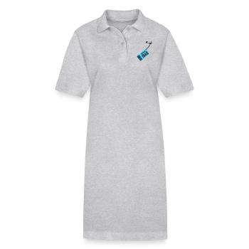 Geburtstag T-Shirt 1948 - Stanley/Stella Frauen Bio-Polokleid PAIGER - Grau meliert - Vorne