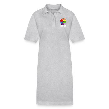 Pride - Stanley/Stella Frauen Bio-Polokleid PAIGER - Grau meliert - Vorne