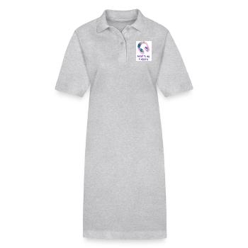 Musique/Lifestyle/Casque - Robe polo bio PAIGER Stanley/Stella Femme - gris chiné - Devant