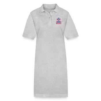 I LOVE YOU UNITED STATES 2025 - Robe polo bio PAIGER Stanley/Stella Femme - gris chiné - Devant