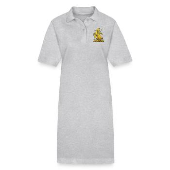 Hohes Tier - Stanley/Stella Frauen Bio-Polokleid PAIGER - Grau meliert - Vorne