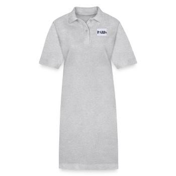 Paris - Stanley/Stella Frauen Bio-Polokleid PAIGER - Grau meliert - Vorne