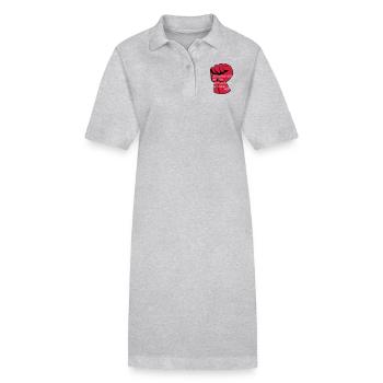 Solidarität ist die Zärtlichkeit der Völker, Che - Stanley/Stella Frauen Bio-Polokleid PAIGER - Grau meliert - Vorne