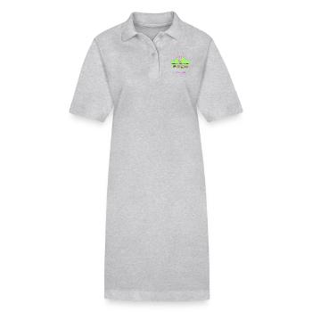 Cologne - Stanley/Stella Frauen Bio-Polokleid PAIGER - Grau meliert - Vorne