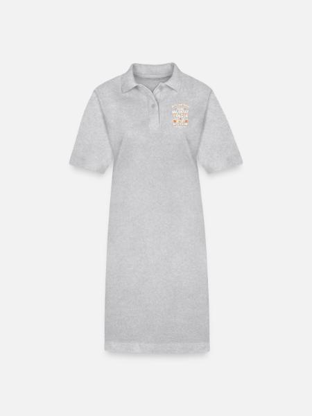 HOLGER - Stanley/Stella Frauen Bio-Polokleid PAIGER - Grau meliert