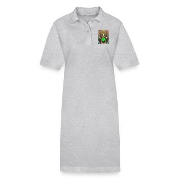 Ich kann. Aber ich werde es nicht tun. - Stanley/Stella Frauen Bio-Polokleid PAIGER - Grau meliert - Vorne