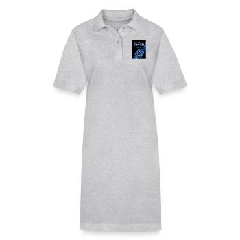 all YOUR wonders DNA - Stanley/Stella Frauen Bio-Polokleid PAIGER - Grau meliert - Vorne