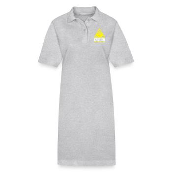 Ziegelbauer Ziegelbau Baumeister - Stanley/Stella Frauen Bio-Polokleid PAIGER - Grau meliert - Vorne