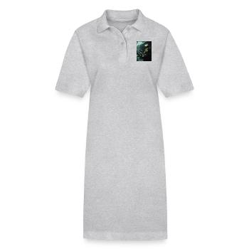 Sci Fi Krieger4 - Stanley/Stella Frauen Bio-Polokleid PAIGER - Grau meliert - Vorne