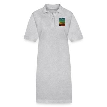 Las Vegas - Stanley/Stella Frauen Bio-Polokleid PAIGER - Grau meliert - Vorne