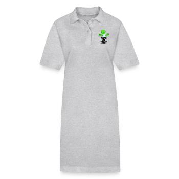 Zombie Trick or Treat - Robe polo bio PAIGER Stanley/Stella Femme - gris chiné - Devant