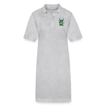 Ragnar Green - Stanley/Stella PAIGER Organic Women’s Polo Dress - heather grey - Front