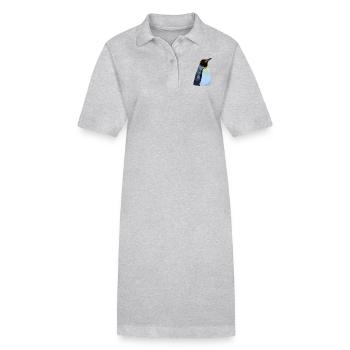 Polygon Pinguin - Stanley/Stella Frauen Bio-Polokleid PAIGER - Grau meliert - Vorne