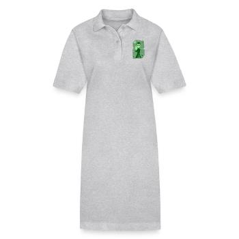 STOP - Robe polo bio PAIGER Stanley/Stella Femme - gris chiné - Devant