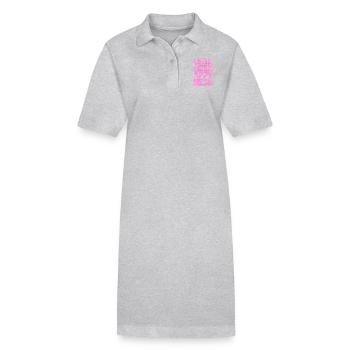 Legalize Happiness T-Shirt - Stanley/Stella Frauen Bio-Polokleid PAIGER - Grau meliert - Vorne