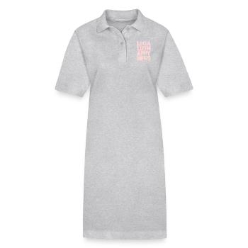 Legalize Happiness T-Shirt - Stanley/Stella Frauen Bio-Polokleid PAIGER - Grau meliert - Vorne