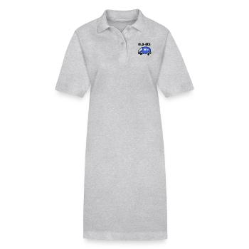 KLO-BUS - Stanley/Stella Frauen Bio-Polokleid PAIGER - Grau meliert - Vorne