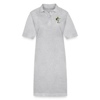 Schütze to be - Stanley/Stella Frauen Bio-Polokleid PAIGER - Grau meliert - Vorne
