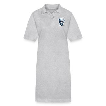 Joe Biden 2024 - Stanley/Stella Frauen Bio-Polokleid PAIGER - Grau meliert - Vorne