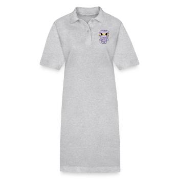 mummy - Stanley/Stella PAIGER Organic Women’s Polo Dress - heather grey - Front
