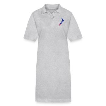 Neuseeland - Stanley/Stella Frauen Bio-Polokleid PAIGER - Grau meliert - Vorne