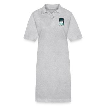 SAVE THE OCEAN - Stanley/Stella Frauen Bio-Polokleid PAIGER - Grau meliert - Vorne