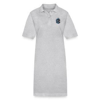 Spearfish - Stanley/Stella Frauen Bio-Polokleid PAIGER - Grau meliert - Vorne